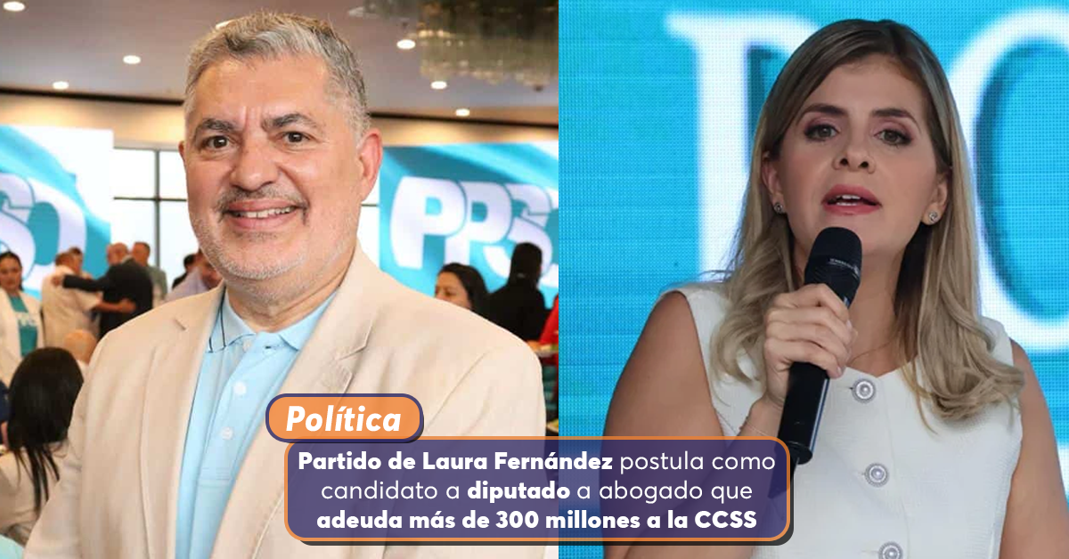 Primer candidato a diputado por Alajuela del Chavismo adeuda 300 millones de colones a la CCSS
