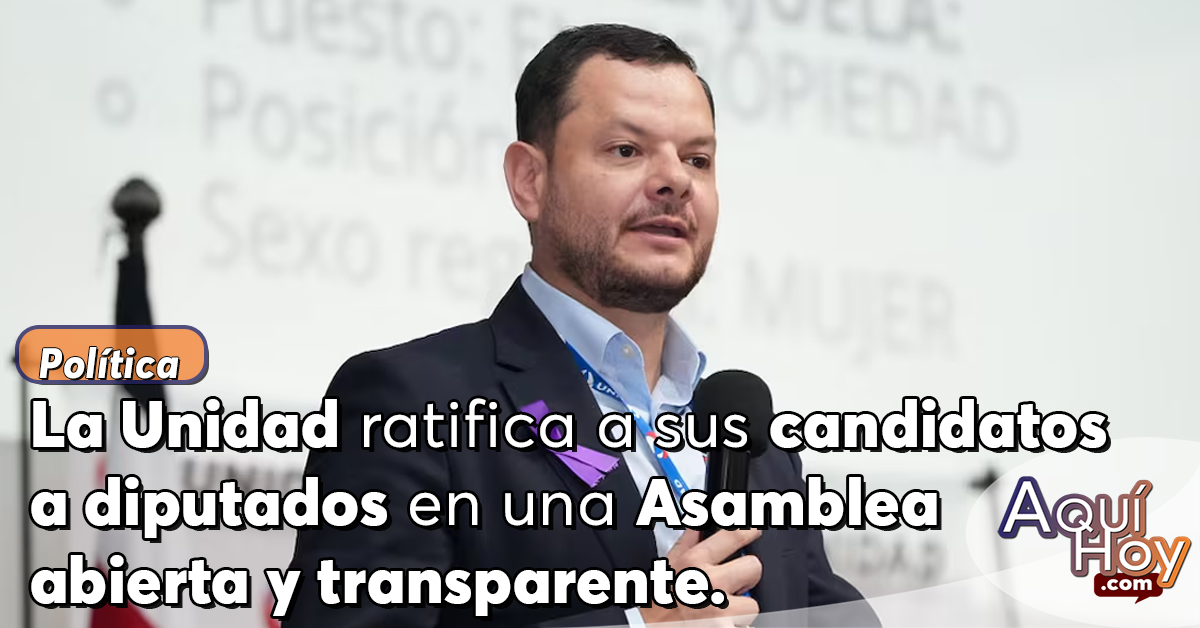PUSC ratifica candidatos a diputados en convención abierta y transparente con el liderazgo de Juan Carlos Hidalgo